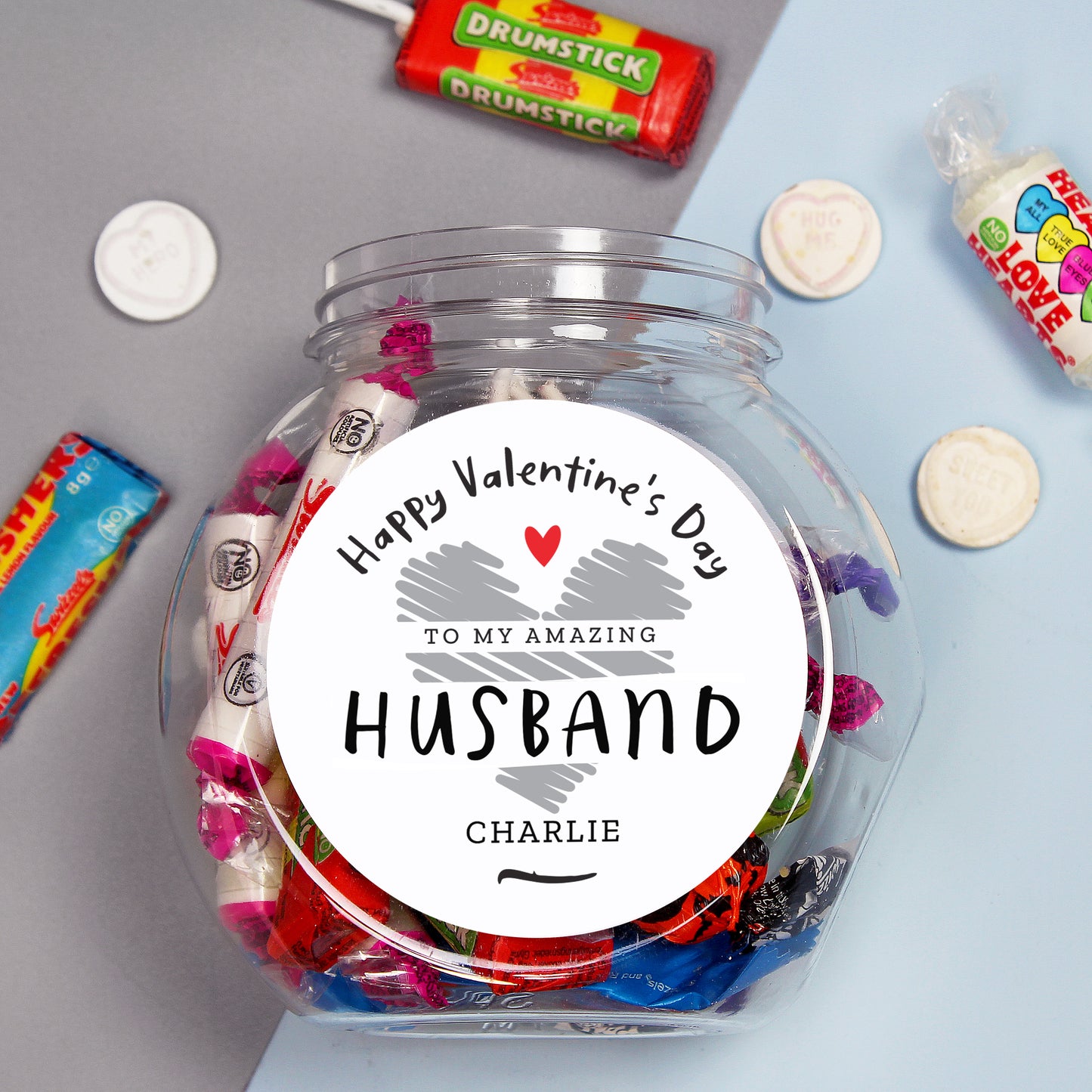 Personalised Valentine's Day Sweet Jar