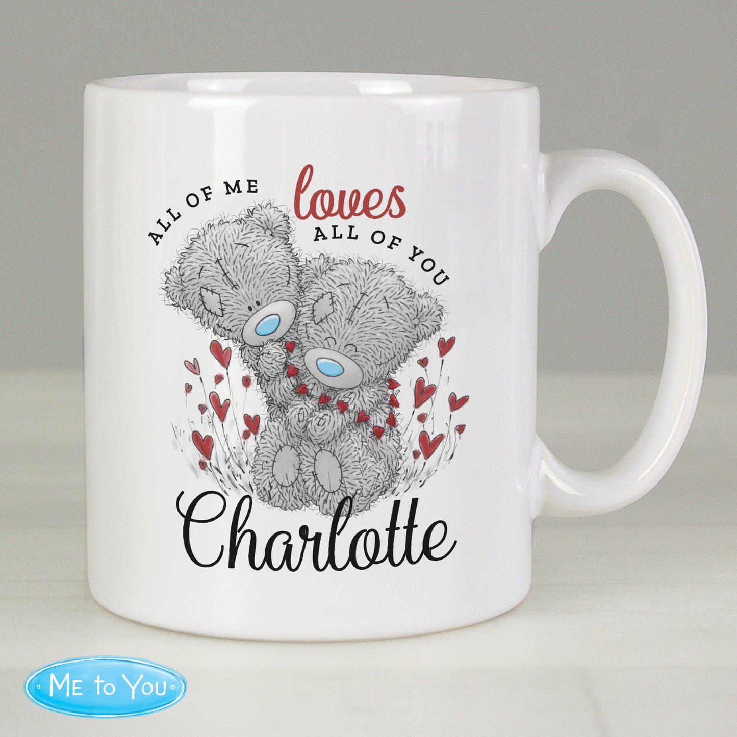 Personalised Me to You Valentine Mug